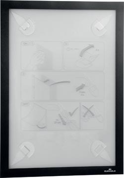 Informatiekader DURAFRAME® WALLPAPER A4 - zwart