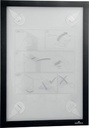 Informatiekader DURAFRAME® WALLPAPER A4 - zwart