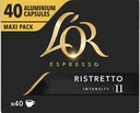 DE LOR CAPSULES RISTRETTO 40X