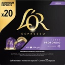 DE LOR CAPSULES LUNGO PROF 20X