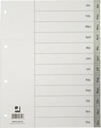 Q-CONNECT TABBLAD PP GRS MAAND