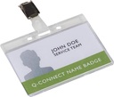 Q-CONNECT BADGE CLIP 85X45 10X