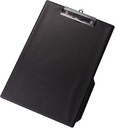 Q-CONNECT KLEMPL PVC A4 ZWART