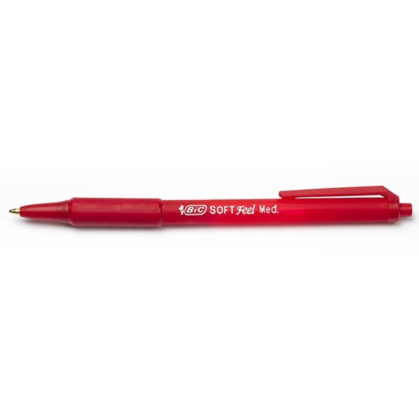 BIC soft feel - rood - 0.4mm