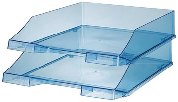 BRIEVENBAKJE C4 HAN (BLAUW TRANSPARANT)