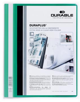 DURABLE BESTEKMAP DURAPLUSA4 (GROEN)