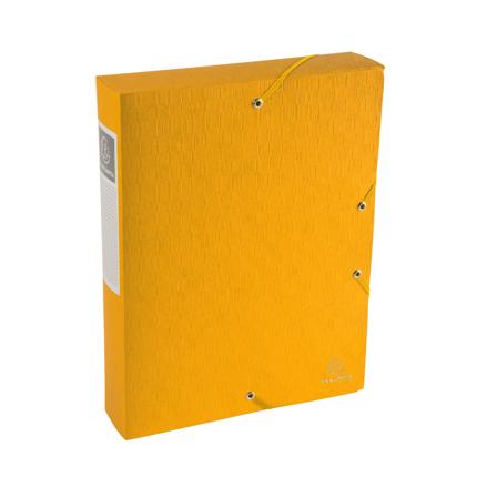 EXABOX GLANSKARTON 3 ELASTIEKEN (GEEL)