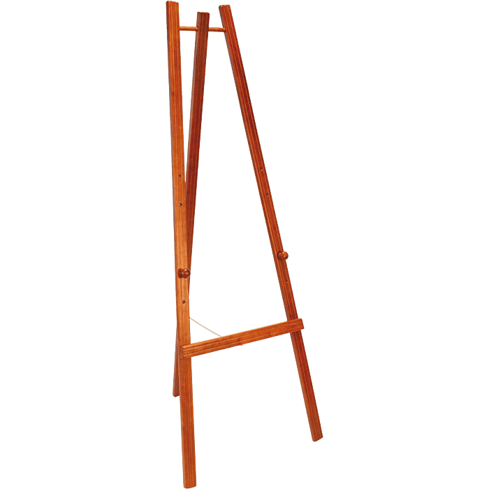 Securit ezel voor krijtbord, Mahonie, 165 cm