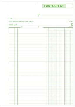 FACTURENBOEK (A4, DUPLI 50, NCR)