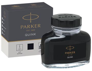 FLES INKT PARKER  PERMANENT (ZWART)