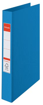 KLASSEEUR 4RINGEN + ETIKETHOUDEE PVC (BLAUW)