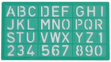 LETTERSJABLOON (20MM)