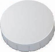 10 ST MAGNEET MAUL (4MM, WIT)