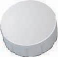 10 ST MAGNEET MAUL (13MM, WIT)