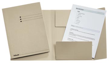 MAP 3 KLEPPEN FOLIO (GRIJS)