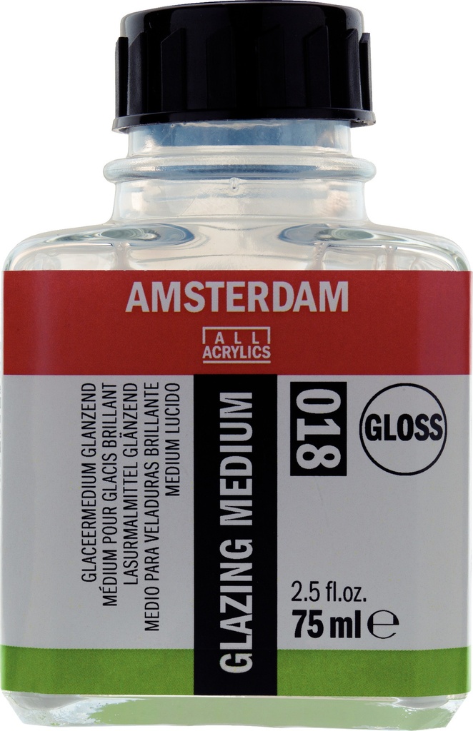 AMSTERDAM GLACEERMEDIUM GLANZEND (018) 75ML