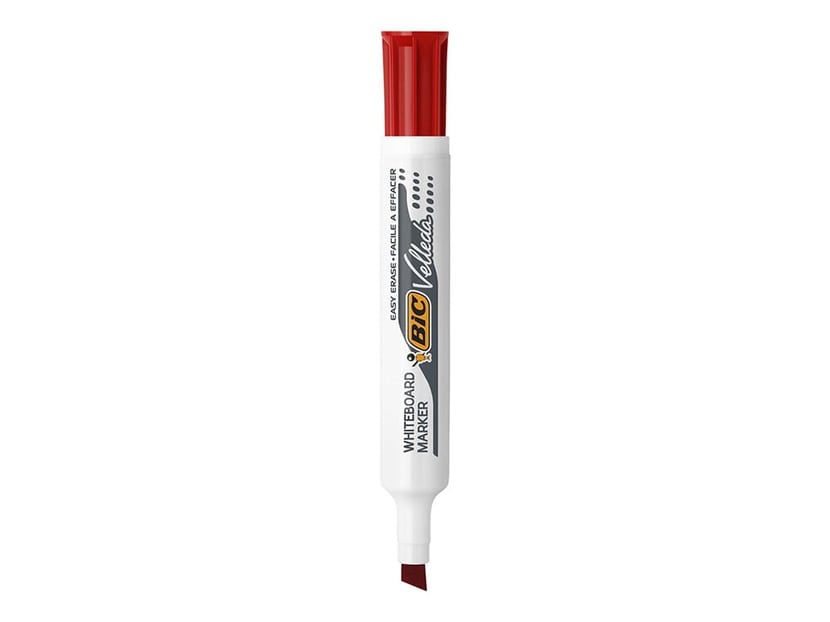 BIC WITBORDSTIFT (ROOD SCHUINE PUNT)