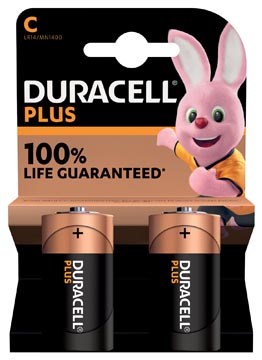 BL.2 BATT.LR14 C DURACELL ALKALINE