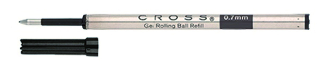 Rollerpenvulling Cross selectip - zwart - medium