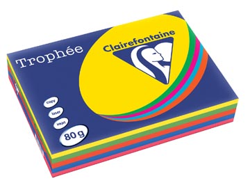 A4 TROPHEE (80GR, ASS INTENS, 5X50)