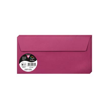 OMSLAGEN 20 STUKS (110X220MM, FRAMBOOS)