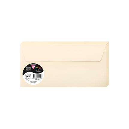 OMSLAGEN 20 STUKS (110X220MM, IVOOR)