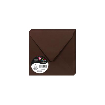OMSLAGEN 20 STUKS (140X140MM, CACAO)