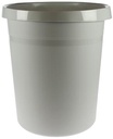 Papiermand Han Grip 18 liter rond grijs