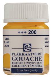 [22-227] Talens Gouache Extra Fine Quality Fles 16 ml Gele Oker 227