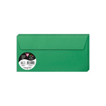 [5595] OMSLAGEN 20 STUKS (110X220MM, DENNENGROEN