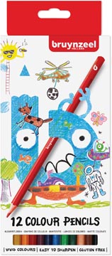 [6112002] Bruynzeel Kids kleurpotloden set 12