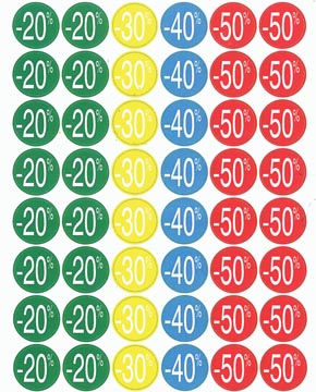 [101373] KORTINGLABEL 240X 20-50 ASS