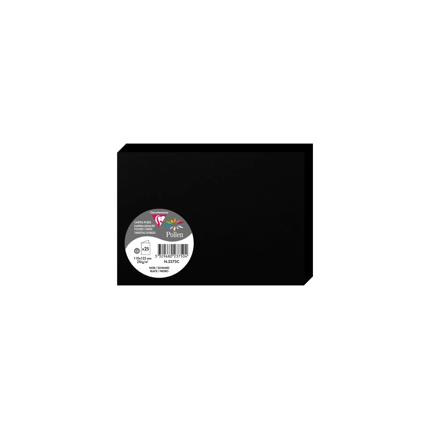 [2375c] DUBBELE KAARTEN 25 STUKS (110X155MM, ZWART)