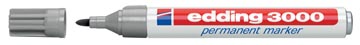 [3000G] MARKER 3000 GRIJS ROND EDDING
