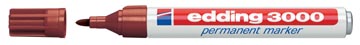 [3000M] MARKER3000 BRUIN ROND EDDING