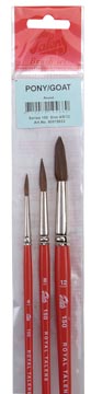 [90915033] Aquarelverf Penselen Set Serie 150 150/3