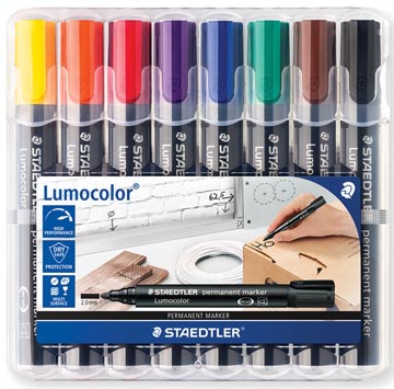 [352WP8] PERMANENTE MARKER 8 KLEUREN ASS.