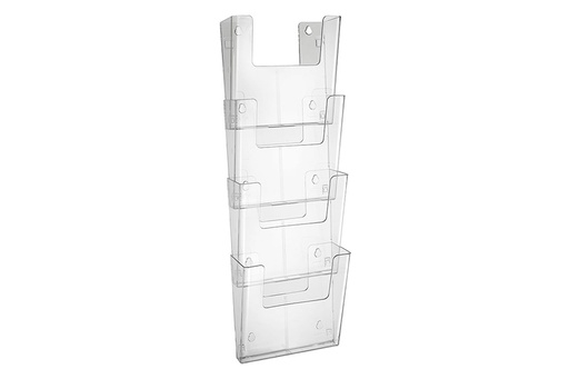 [20301490] PLEXI 4-DELIG WANDFOLDER A4