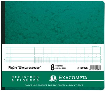 [E*16080] REGISTER 8KOLOM 27X32CM