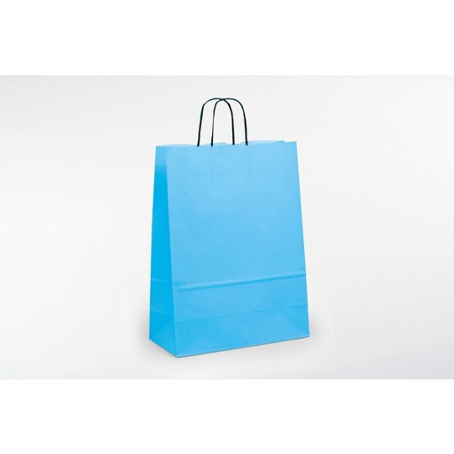 [30010123] KRAFTZAK 100GR (24+11X31CM MET AQUAMARINE, ZWART GEDRAAIDE HANDGREEP, 50)