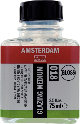 [24283018] AMSTERDAM GLACEERMEDIUM GLANZEND (018) 75ML