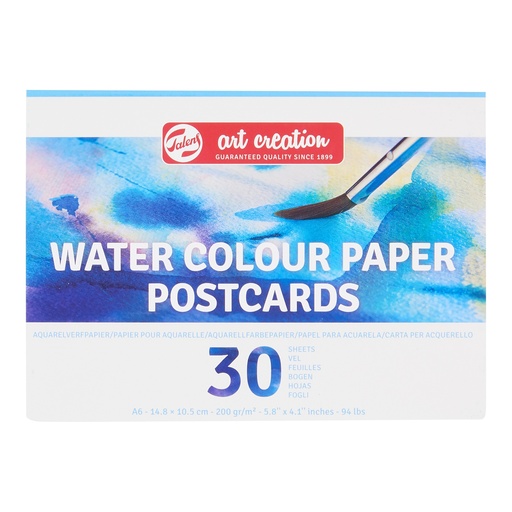 [9317009M] AQUARELVERFPAPIER 240GR 10,5X14,8 30VEL