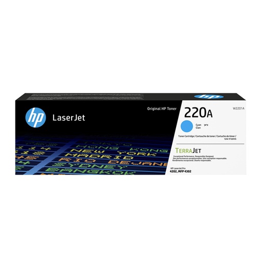 [W2201A] Tonercartridge HP W2201A 220A blauw