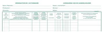 [E*9300] AANDEELREGISTER EXACOMPTA (NV)