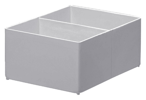 [A6809-3121] Inzetbak Djois hoog 70x122x168mm 2-vaks grijs
