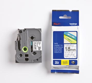 [TZE141] LABEL TAPE P- TOUCH TZ (18MM, BLACK ON CLEAR TAPE)