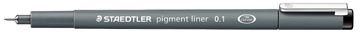 [308-019] PIGMENTLINER Staedler (0,1, ZWART)