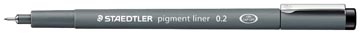 [308-029] PIGMENTLINER Staedler (0.2, ZWART)