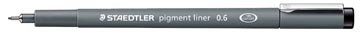 [308-069] PIGMENTLINER Staedler (0.6, ZWART)