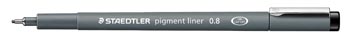 [308-089] PIGMENTLINER Staedler (0.8, ZWART)